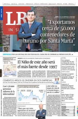 Portada de La República · 14 may 2026