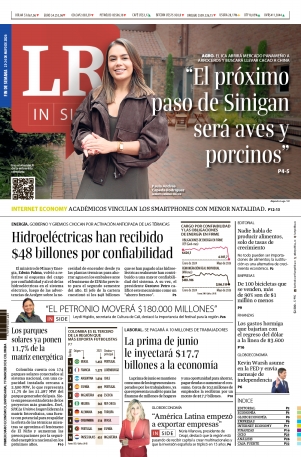 Portada de La República · 23 may 2026