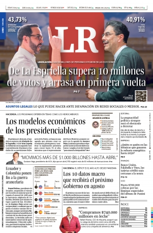 Portada de La República · 1 jun 2026