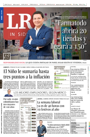 Portada de La República · 5 jun 2026