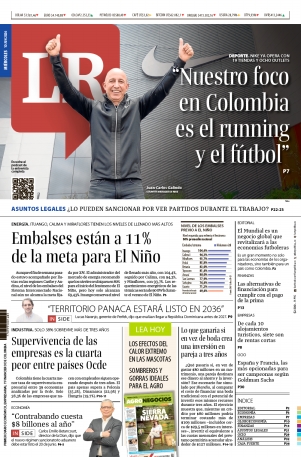 Portada de La República · 10 jun 2026