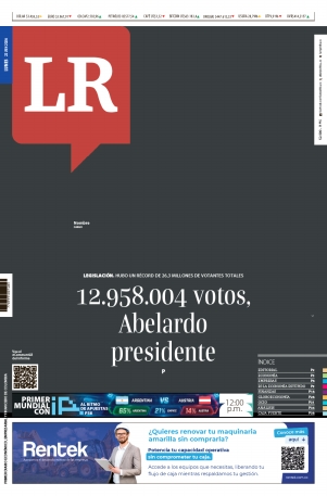 Portada de La República · 22 jun 2026