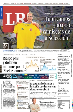Portada de La República · 23 jun 2026