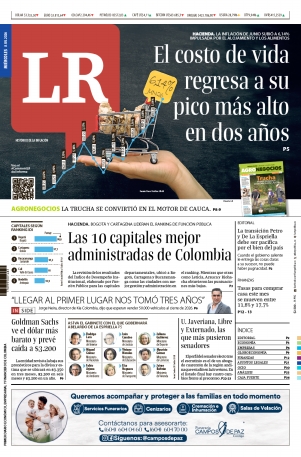 Portada de La República · 8 jul 2026