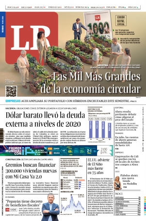 Portada de La República · 10 jul 2026