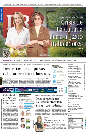 Portada de La República · 15 jul 2026