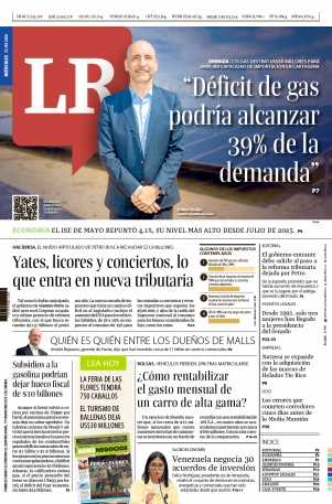 Portada de La República · 22 jul 2026