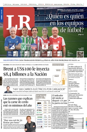 Portada de La República · 24 jul 2026