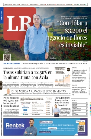 Portada de La República · 27 jul 2026