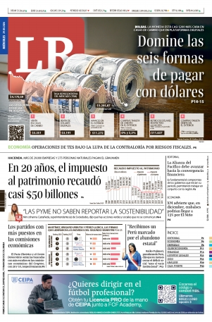 Portada de La República · 29 jul 2026