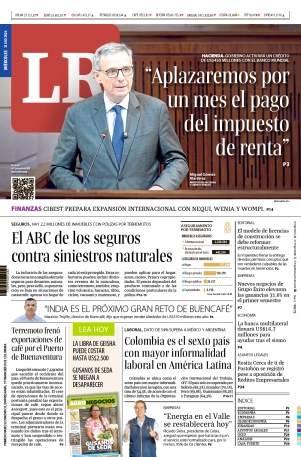 Portada de La República · 12 ago 2026