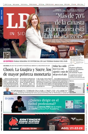 Portada de La República · 13 ago 2026