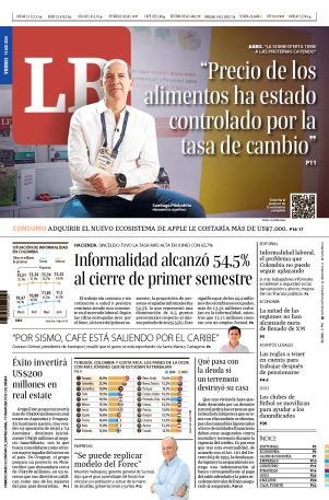 Portada de La República · 14 ago 2026