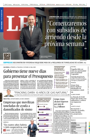 Portada de La República · 15 ago 2026